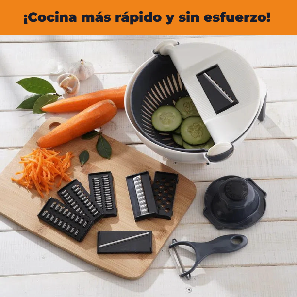 Combo Rallador Afilador 9 en 1 🆕