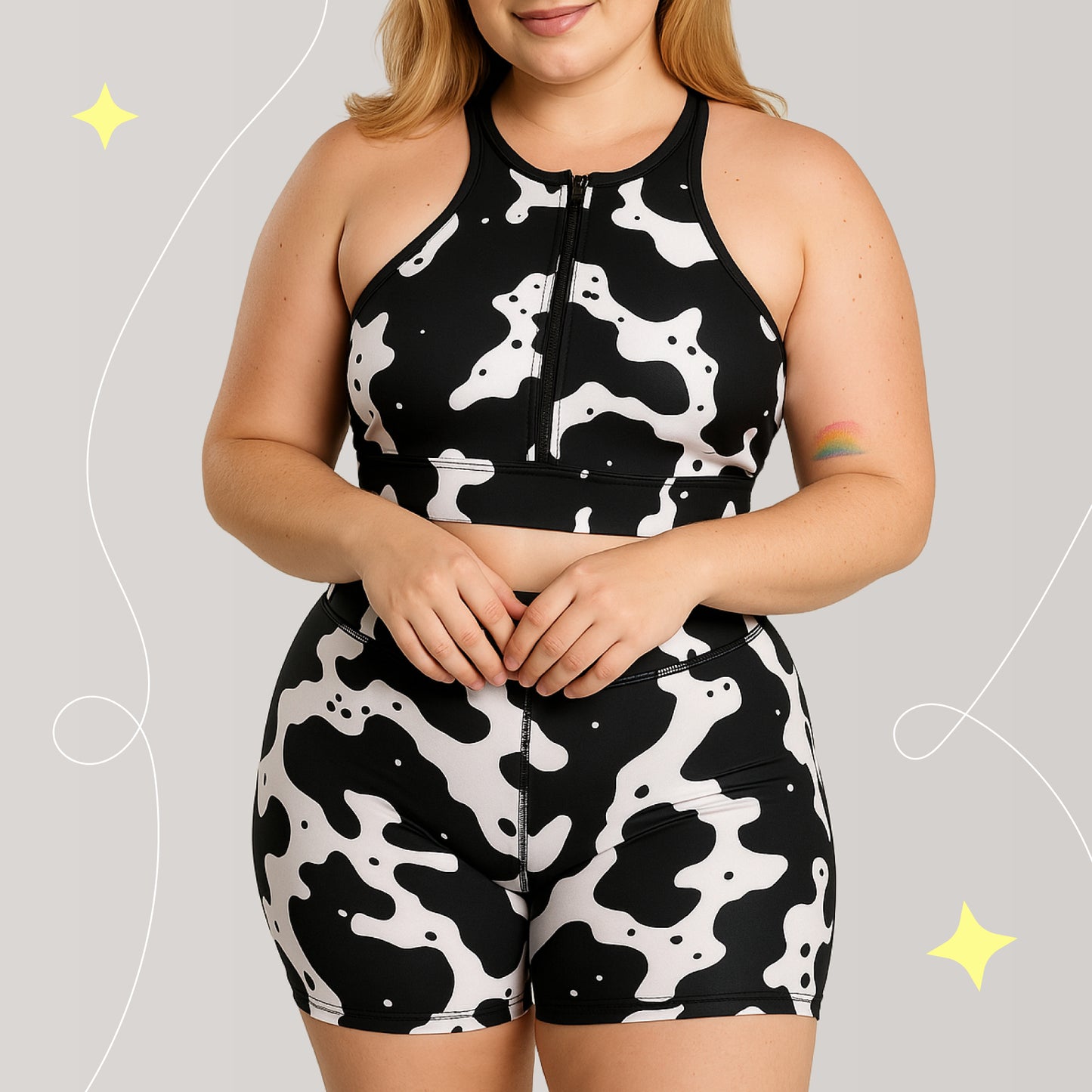 Set Deportivo Activa Cow Print