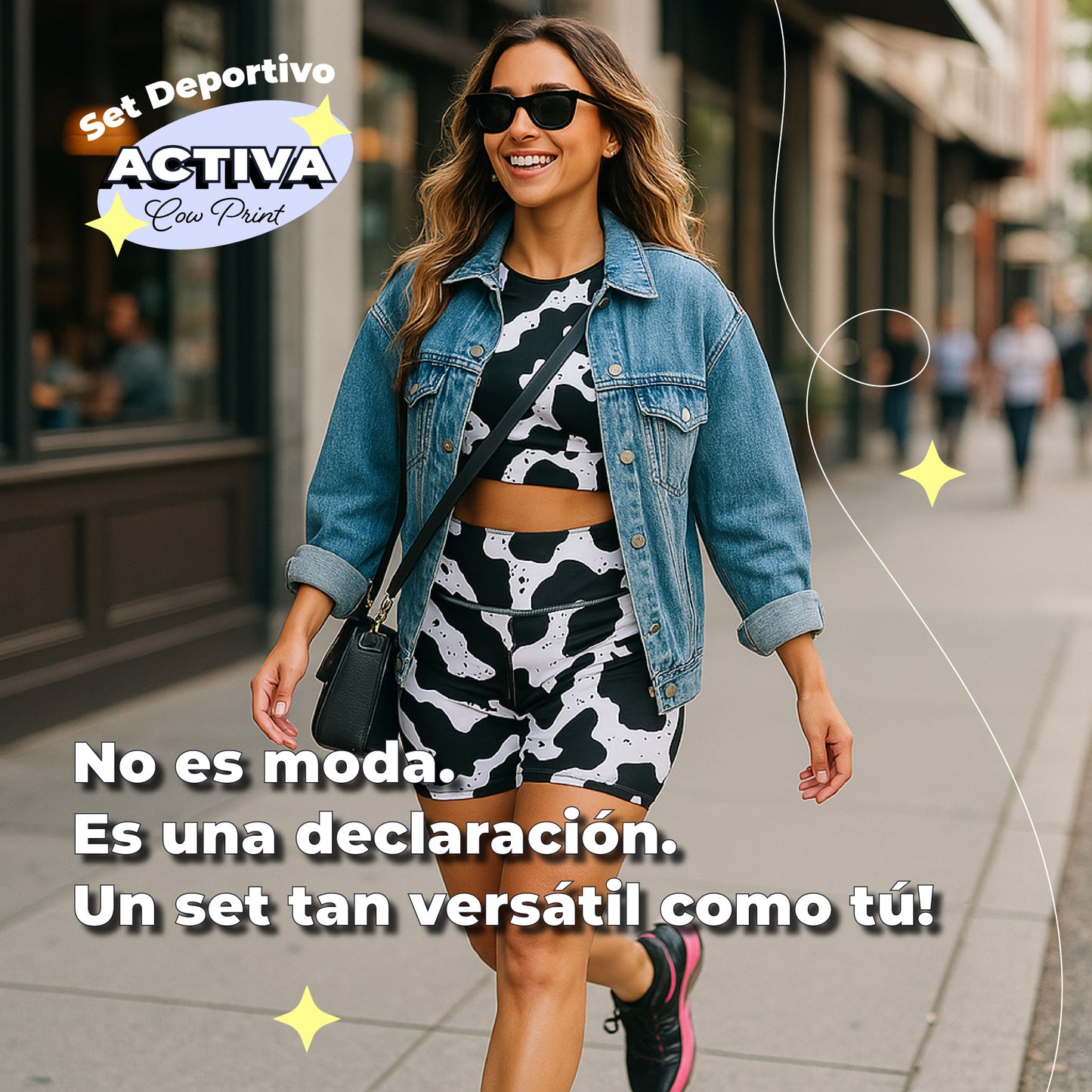 Set Deportivo Activa Cow Print